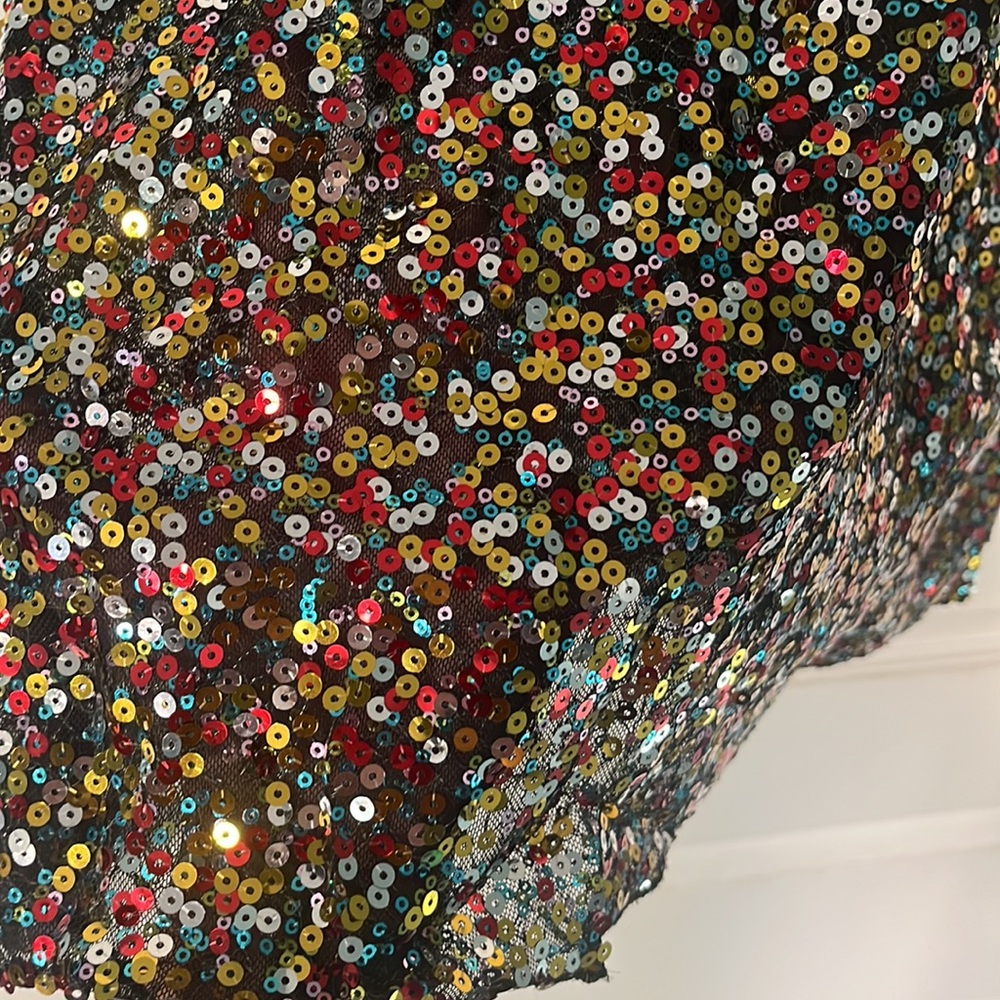 Mini Sequin Shift Slip - Picture 3 of 3